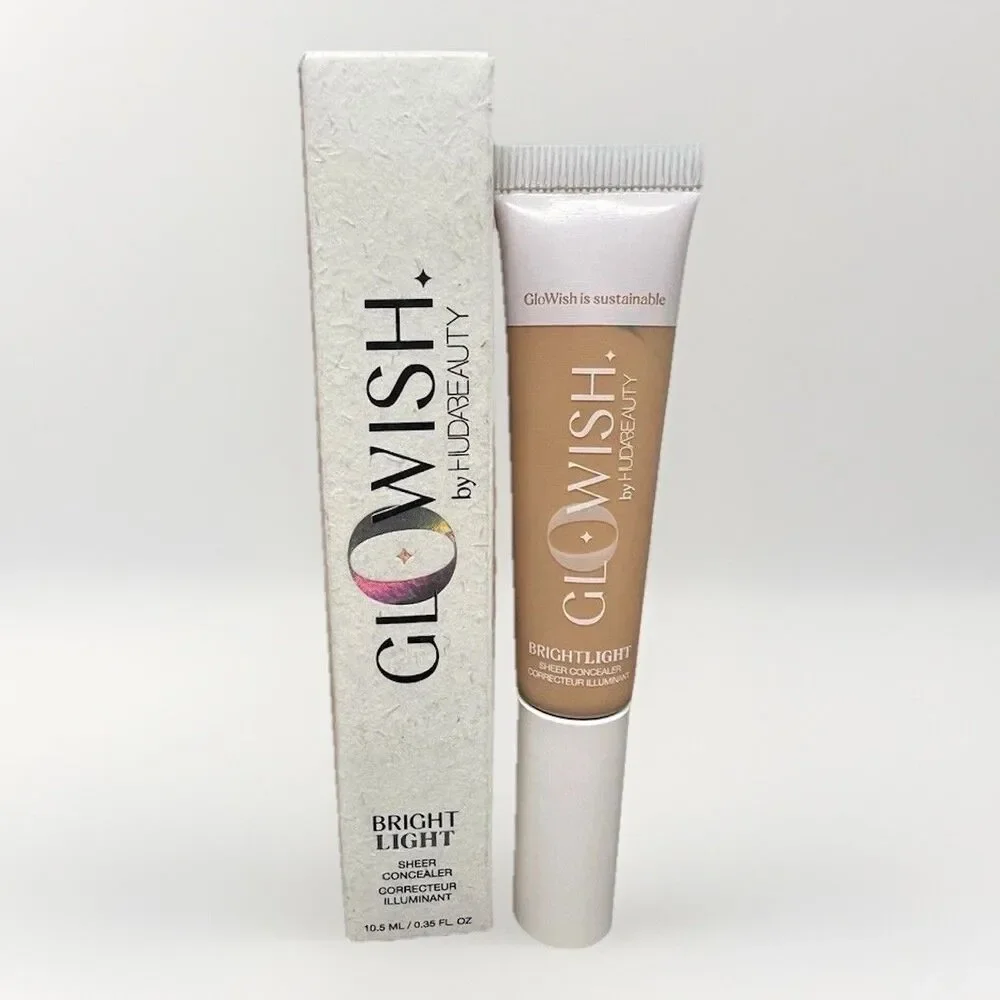 NIB Huda Beauty Bright Light Sheer Concealer Tan Light 07 Full Size .35 fl oz